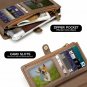 Multifunctional Wallet for Huawei Mate 20 Pro, MEGSHI Zipper Wallet Case, Handba