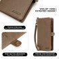 Multifunctional Wallet for Huawei Mate 20 Pro, MEGSHI Zipper Wallet Case, Handba