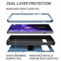 YOUMAKER Case for Galaxy S10 Plus, Metallic Blue Heavy Duty Protection Full Bod