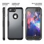 Case for iPhone 8 Plus iPhone 7 Plus, Full Body Rugged with Builtin