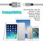 Youer Phone Cable 4Pack 3FT 6FT 6FT 10FT Nylon Braided USB Charging Syncing Co