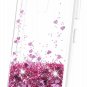LG G7 GlitterCase TPU Bumper Moving Shiny Quicksand Slim Fit Clear Rose Gold