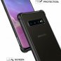 MoKo Compatible with Samsung Galaxy S10 Plus Case, Clear Reinforced Corners TPU