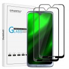 [2 Pack] Orzero Tempered Glass Screen Protector Compatible for Motorola Moto G7