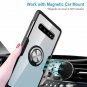 Galaxy S10 Plus Case,Crystal Clear Carbon Fiber Design Armor Protective Case wit