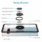 Galaxy S10 Plus Case,Crystal Clear Carbon Fiber Design Armor Protective Case wit