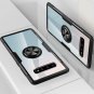 Galaxy S10 Plus Case,Crystal Clear Carbon Fiber Design Armor Protective Case wit