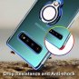 Lontect for Galaxy S10 Plus Case Clear Slim Soft TPU Cover Case with Electroplat