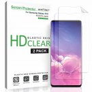 amFilm Elastic Skin Screen Protector for Samsung Galaxy S10 (2 Pack) Easy Instal
