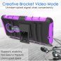 AnoKe Compatiable with Moto G7 Case with HD Screen Protector,BeltClip Holster T