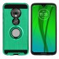 Moto G7 Case, Zenic Dual Layer Slim 360 Degree Rotating Ring Kickstand Protectiv
