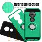 Moto G7 Case, Zenic Dual Layer Slim 360 Degree Rotating Ring Kickstand Protectiv