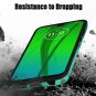Moto G7 Case, Zenic Dual Layer Slim 360 Degree Rotating Ring Kickstand Protectiv