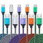 Micro USB Cable, Ailkin 5Pack 6.6ft High Speed Nylon Braided Android Charging C