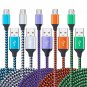 Micro USB Cable, Ailkin 5Pack 6.6ft High Speed Nylon Braided Android Charging C