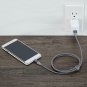 AmazonBasics Double Braided Nylon USB 2.0 A to Micro B Cable | 3 Feet, Dark Grey