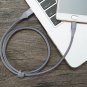 AmazonBasics Double Braided Nylon USB 2.0 A to Micro B Cable | 3 Feet, Dark Grey