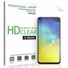 amFilm Elastic Skin Screen Protector for Samsung Galaxy S10e (2 Pack) Easy Insta