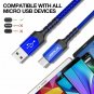 Micro USB Cable Android, JSAUX(2Pack 6.6FT) Micro USB to USB A High Speed Andro