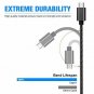 Micro USB Cable Android, Snowkids Micro USB to USB 2.0 Cable (2Pack,6.6Ft) Nylo