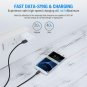 Micro USB Cable Android, Snowkids Micro USB to USB 2.0 Cable (2Pack,6.6Ft) Nylo