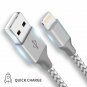Suanna Phone Cable 4Pack 3FT 6FT 6FT 10FT Nylon Braided Charging Cables USB Char