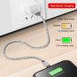 Suanna Phone Cable 4Pack 3FT 6FT 6FT 10FT Nylon Braided Charging Cables USB Char
