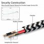 Micro USB Cable 10ft,[3 Pack] Extra Long Fast Charging Cord Nylon Braided High S