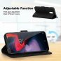 Oneplus 6T Case Cover Flip,TPUPU Leather Case with Kickstand, MultiFunction Ma
