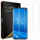 PEYOU Compatible for Samsung Galaxy S10 Plus Screen Protector, [3 Pack][ Wet App