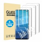Halnziye [4 Pack] Screen Protector for Samsung Galaxy S10E, [ Full Coverage ] [U