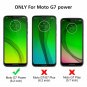 OMOTON Screen Protector for Moto G7 Power Bubble Free Scratch Resist Tempered