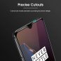 Moto G7 Screen Protector, OMOTON 3D Curved Full Coverage Tempered Glass for Moto