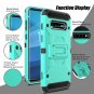 Venoro Galaxy S10 Plus Case, Shockproof Protection Case Cover with Belt Swivel C