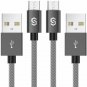 Micro USB Cable Android Charger  Syncwire [2Pack 3.3ft] SuperDurable Nylon Br