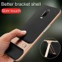 OnePlus 6T Case, Ranyi [2 Piece Carbon Fiber] [Kickstand Feature] [Shock Resista