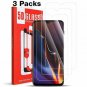 [3 Pack] MEGIVEZ Compatible OnePlus 6T Screen Protector, Tempered Glass [Bubble