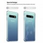 Qoosea Compatible with Galaxy S10 Plus Case Cover Clear Case for Samsung Galaxy