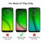 OMOTON Moto G7 Play Screen Protector Scratch Resistance,Bubble Free,Easy Insta