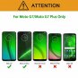 Moto G7 Screen Protector, OMOTON Tempered Glass Screen Protector Compatible with