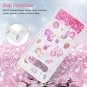 S10 Plus Case, Galaxy S10 Plus Case, Liquid Glitter Cover Sparkle Love Heart TPU