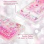 S10 Plus Case, Galaxy S10 Plus Case, Liquid Glitter Cover Sparkle Love Heart TPU