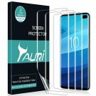 TAURI [3Pack] Screen Protector for Samsung Galaxy S10 Plus, Wet Application Scr