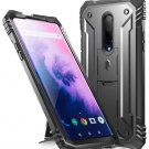 OnePlus 7 Pro Rugged Case with Kickstand, Full-Body Dual-Layer Shockproof