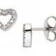 Diamond Heart Earrings