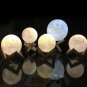 3D Creative Moon Shape LED Lamp - Touch Sensor & USB Chargeable Battery
