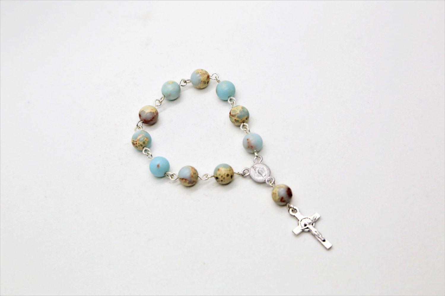 Imperial Jasper Mini Rosary