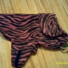 Handmade Dog Coat Size SM  Pink Zebra