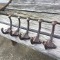 intage Style Cast Iron Wall Coat Hooks Hat Hook Hall Tree 3 3/4" Brown