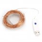 10M 100 LEDs Waterproof USB Copper Wire Christmas Decoration String Light Garden Courtyard String Li